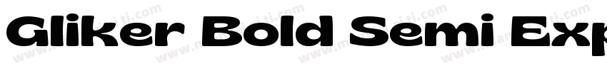 Gliker Bold Semi Exp字体转换